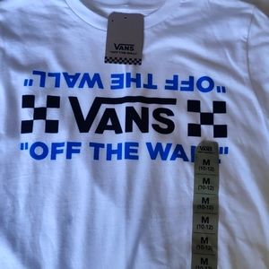 Brand new boys Vans long sleeve t-shirt